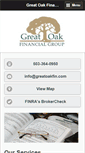 Mobile Screenshot of greatoakfinancial.com